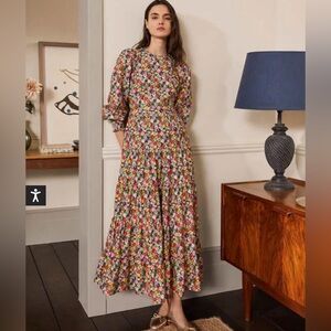 BODEN Tiered Maxi Dress
Cherry Red, Paintbox Ditsy US 2